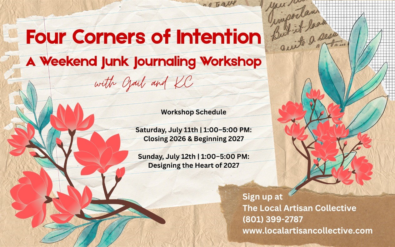 Four Corners of Intention: A Weekend Junk Journaling Workshop