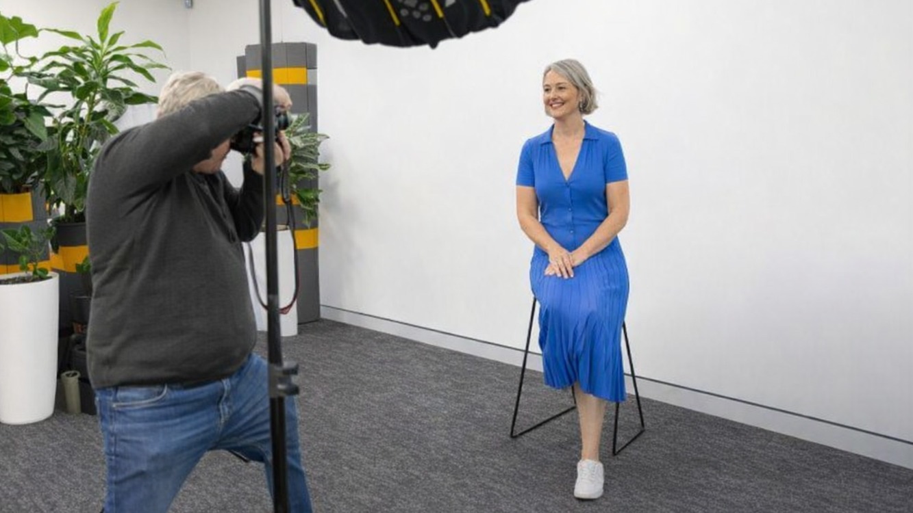 Professional headshots for local businesses