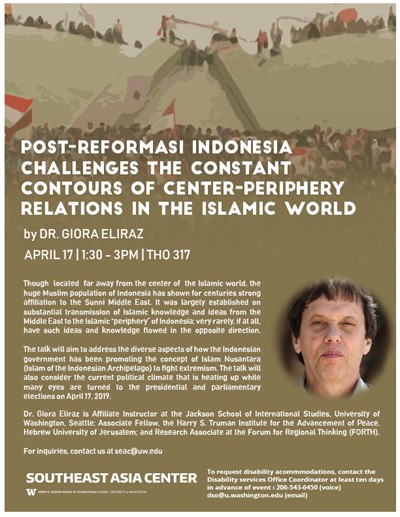 Post-reformasi Indonesia Challenges the Constant Contours of Center-Periphery Relations in the Islamic World