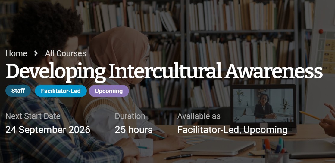 Developing Intercultural Awareness UDL course