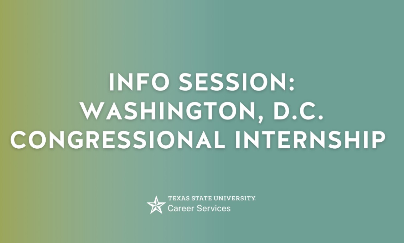 Info Session: Washington, D.C. Congressional Internship