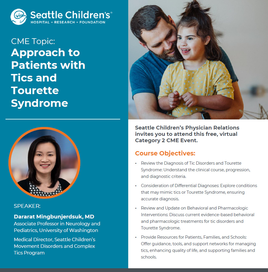 Approach to Patients with Tics and Tourette Syndrome