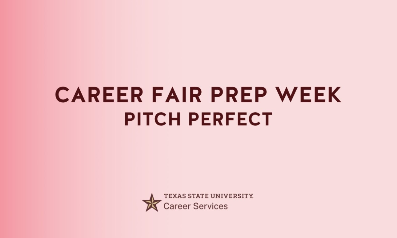 Career Fair Prep Week: Pitch Perfect