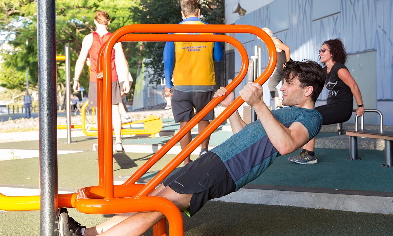 Outdoor gym circuit