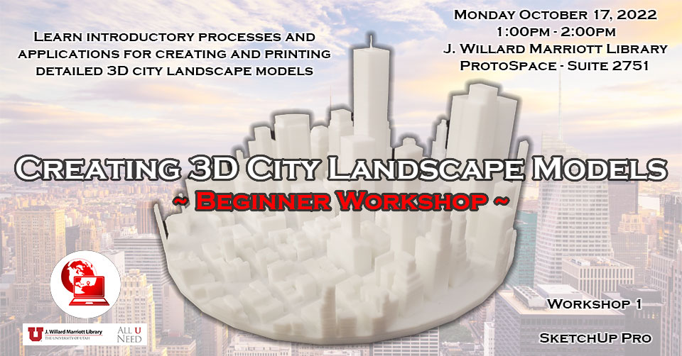 Creating 3D City Landscape Models - Beginner Workshop