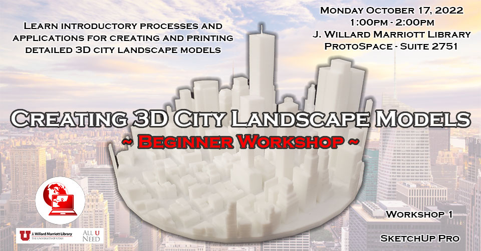 Creating 3D City Landscape Models - Beginner Workshop Creating 3D City Landscape Models - Beginner Workshop