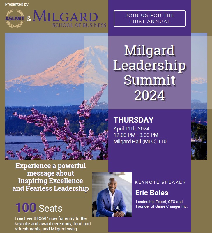 2024 Milgard Leadership Summit, Thursday, April 11, 2024, 12 - 3pm - Events Calendar | About UW Tacoma | University of Washington Tacoma 2024 Milgard Leadership Summit, Thursday, April 11, 2024, 12 - 3pm - Events Calendar | About UW Tacoma | University of Washington Tacoma