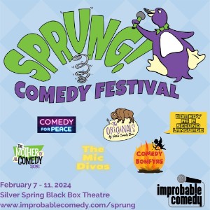 Sprung Comedy Festival, Saturday, February 10, 2024, 4pm - Calendar - Montgomery  County, MD