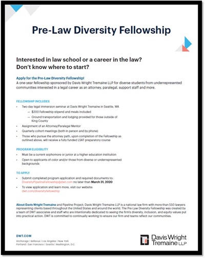 Pre-Law Diversity Fellowship Info Session