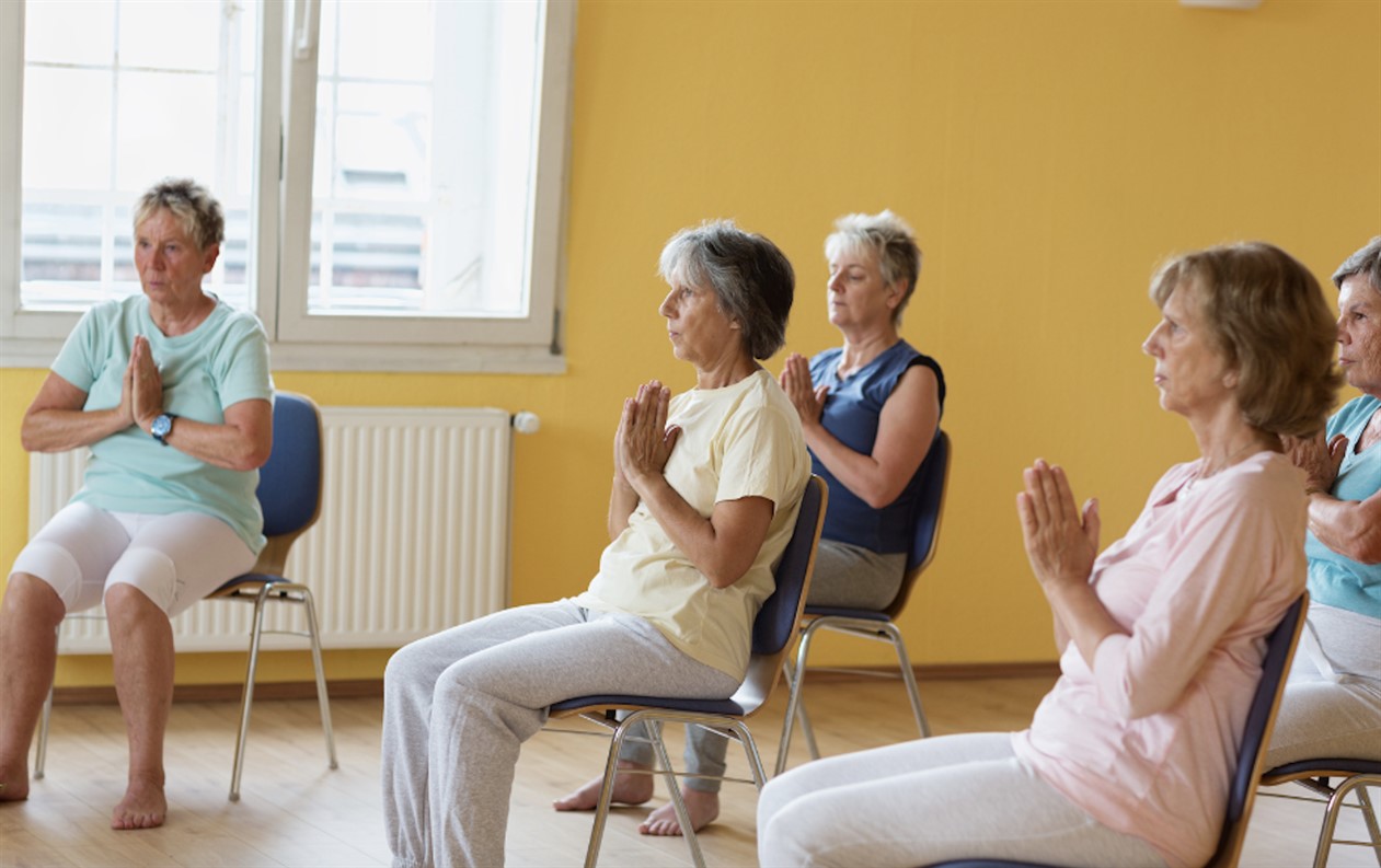 Chair yoga dance