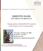 Doing Better: MONUMENTS and the Ownership of Civic Landscapes