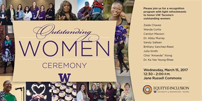 UWT Outstanding Women Ceremony