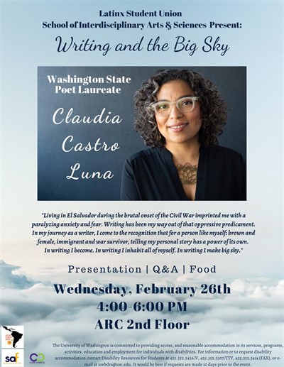 Claudia Castro Luna: "Writing and the Big Sky"