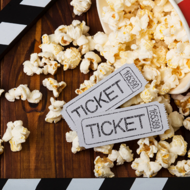 Popcorn and Movie Tickets
