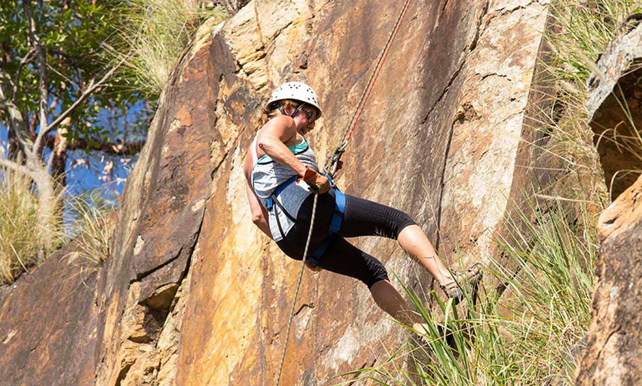 Rock climbing