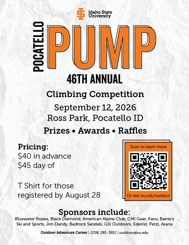 Pocatello Pump Rock Climbing Competition