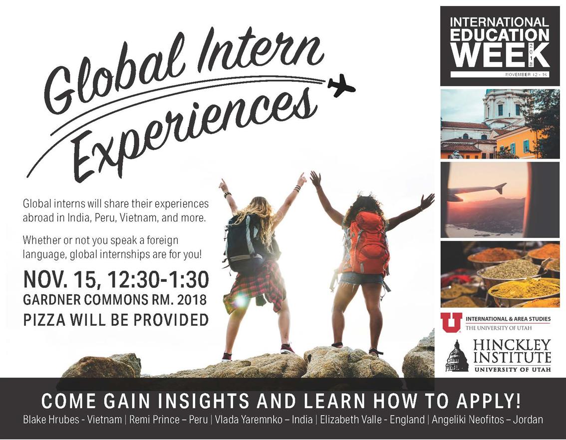 Global Intern Experiences Global Intern Experiences