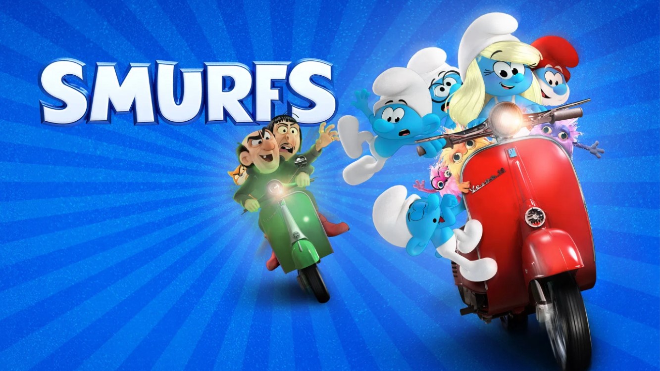 Outdoor Cinema in the Suburbs - Smurfs