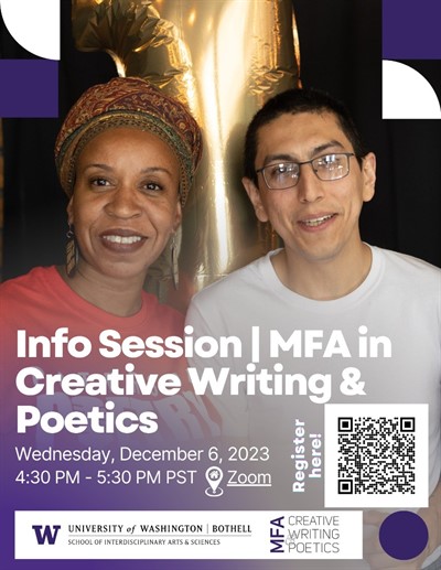 Info Session | MFA in Creative Writing & Poetics