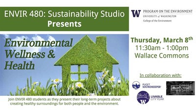 Sustainability Studio presentations: Environmental Wellness & Health