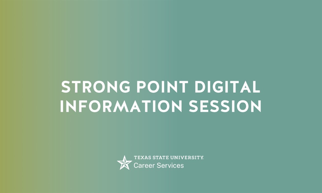 Strong Point Digital Information Session