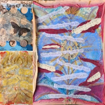 The Creative Labyrinth — Layers of Meaning: An Intentional Collage Journey