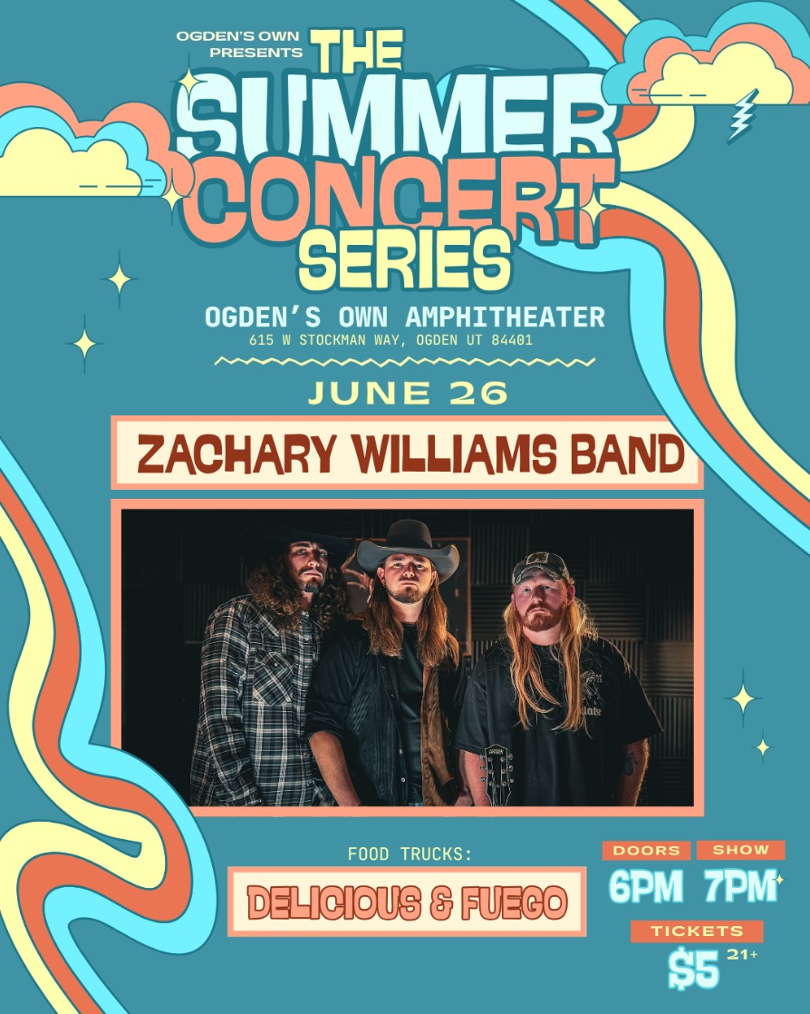 Zachary Williams Band at Ogden's Own Summer Concert Series