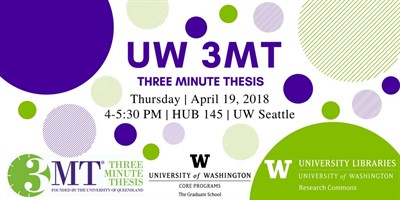 2018 UW Three Minute Thesis Competition (UW 3MT)