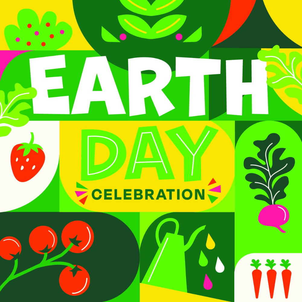 Earth Day Celebration, Tuesday, April 22, 2025, 11am - 1pm