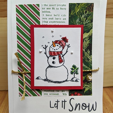 Handmade Holiday Cards: Let It Snow