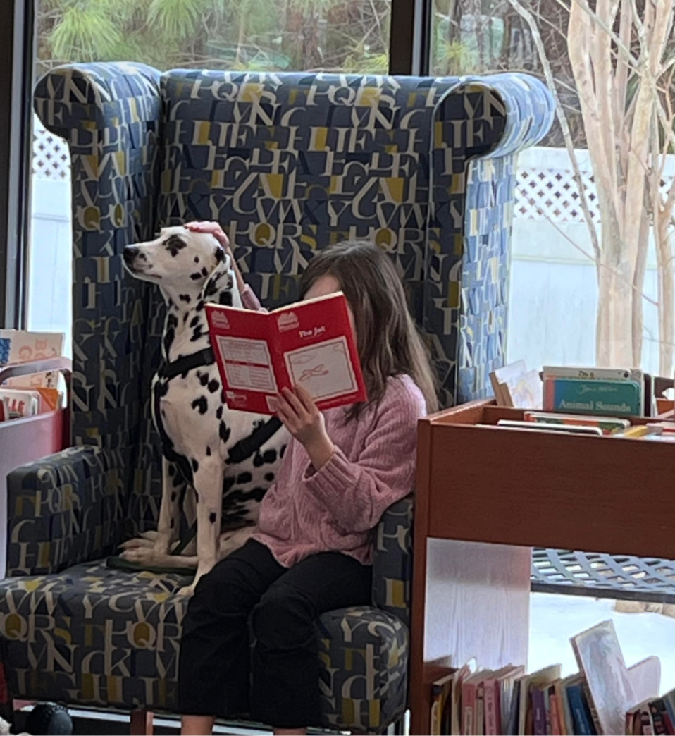 Paws to Read: Miss Freckles