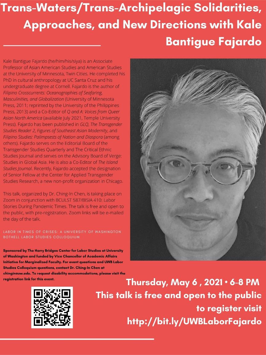CANCELLED - Labor in Times of Crises Colloquium: "In Memoriam: María Lugones: A Conversation," w/Dr. Christine (Cricket) Keating