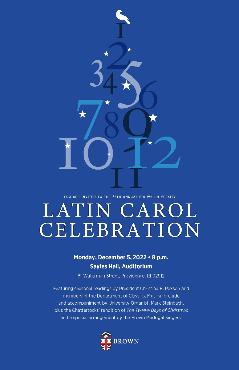 74th Annual Brown University Latin Carol Celebration