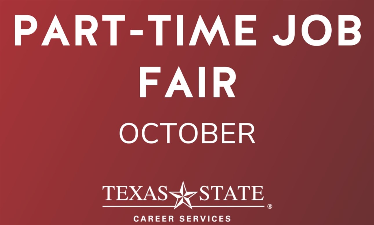 Part-Time Job Fair: October