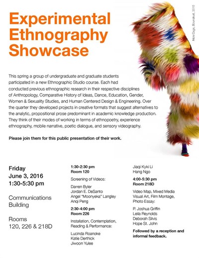 Experimental Ethnography Showcase