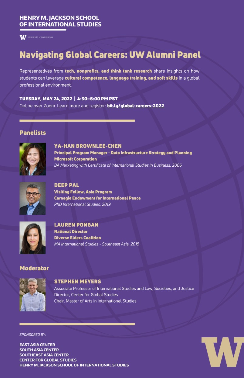 Navigating Global Careers | UW Alumni Panel