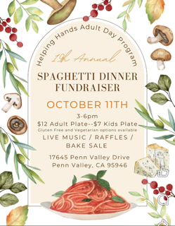 Helping Hands Annual Spaghetti Dinner Fundraiser