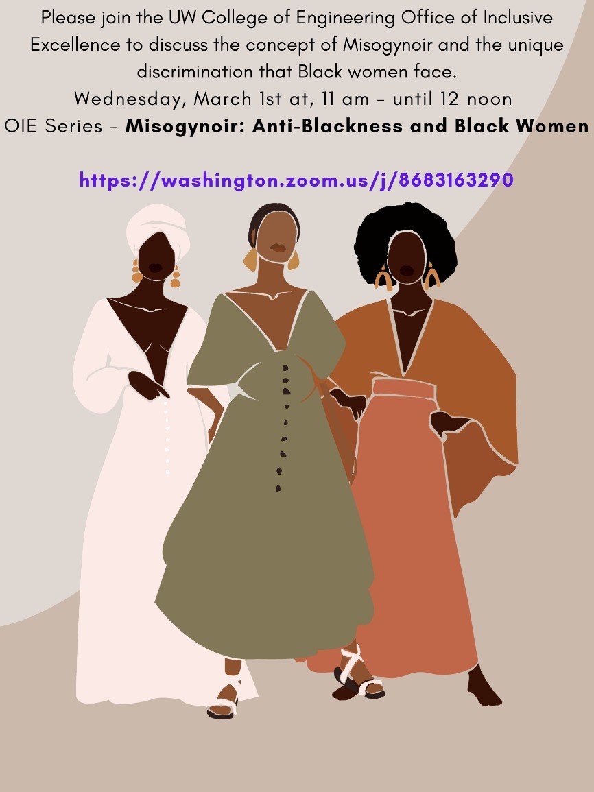 Office of Inclusive Excellence Series - Misogynoir: Anti-Blackness and Black Women