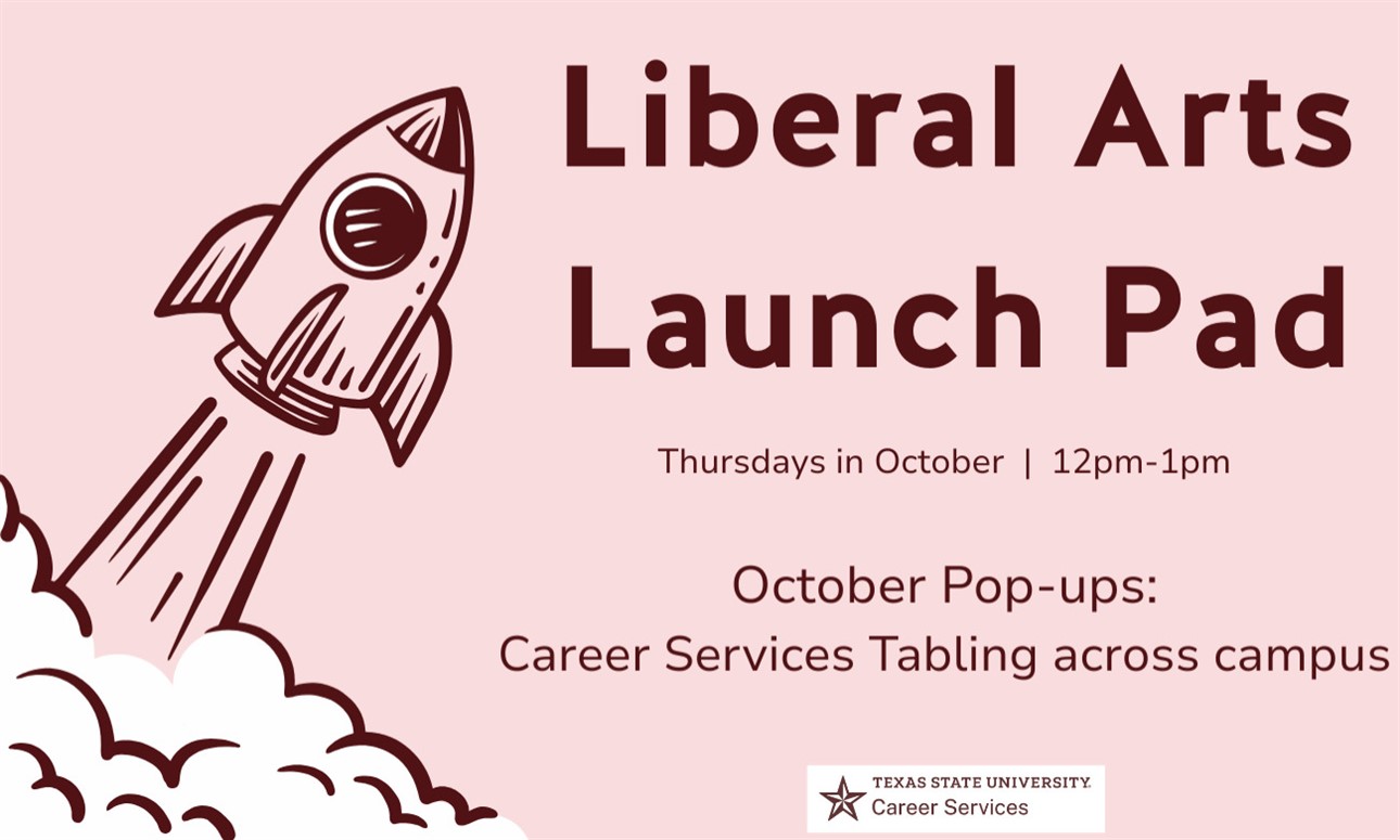 Liberal Arts Launch Pad: October Pop-ups