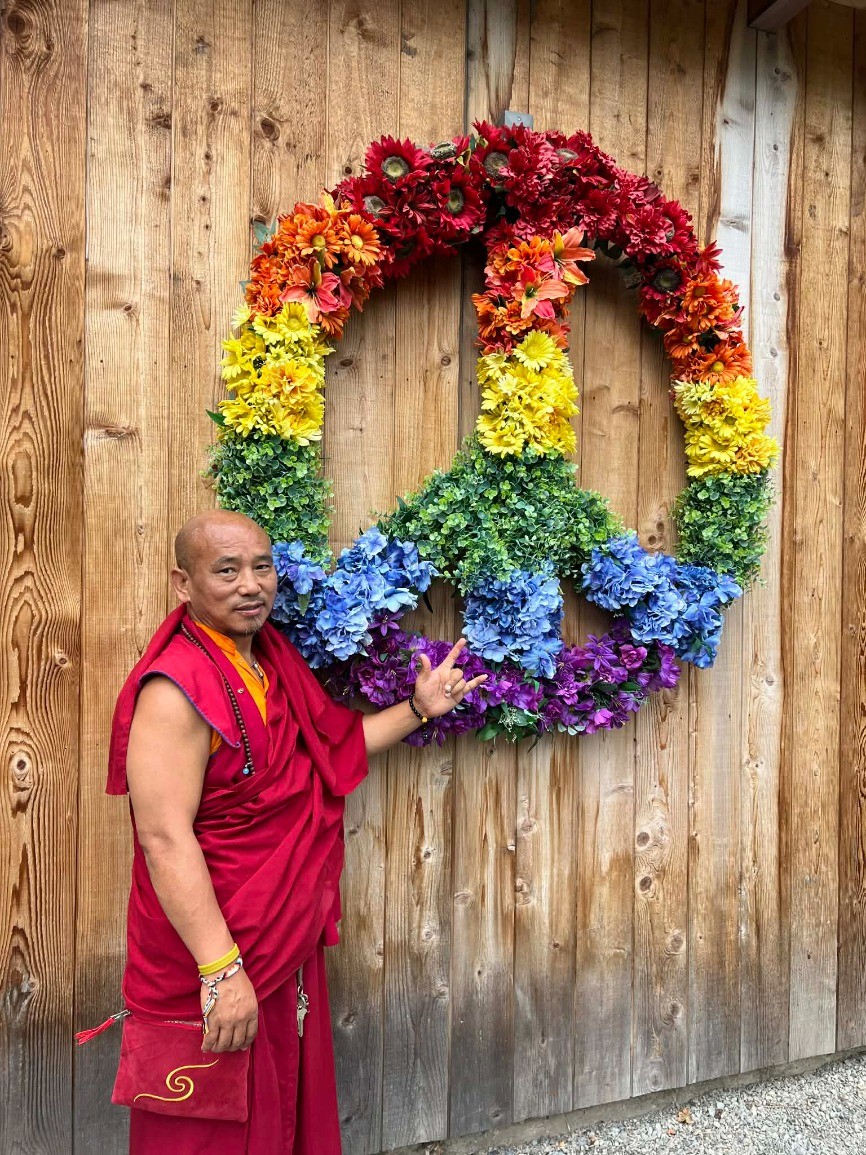 Eco Dharma Smoke Offering & Sacred Offerings Practice at Mountain Stream