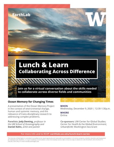 EarthLab Lunch and Learn: Ocean Memory for Changing Times