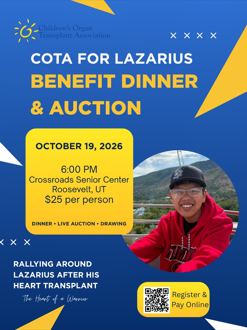 COTA for Lazarius Benefit Dinner & Auction