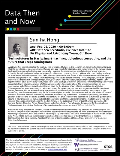 "Technofutures in Stasis: Smart machines, ubiquitous computing, and the future that keeps coming back" by Sun-ha Hong