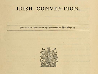 The Irish Convention, 1917-1918: A Centenary Symposium
