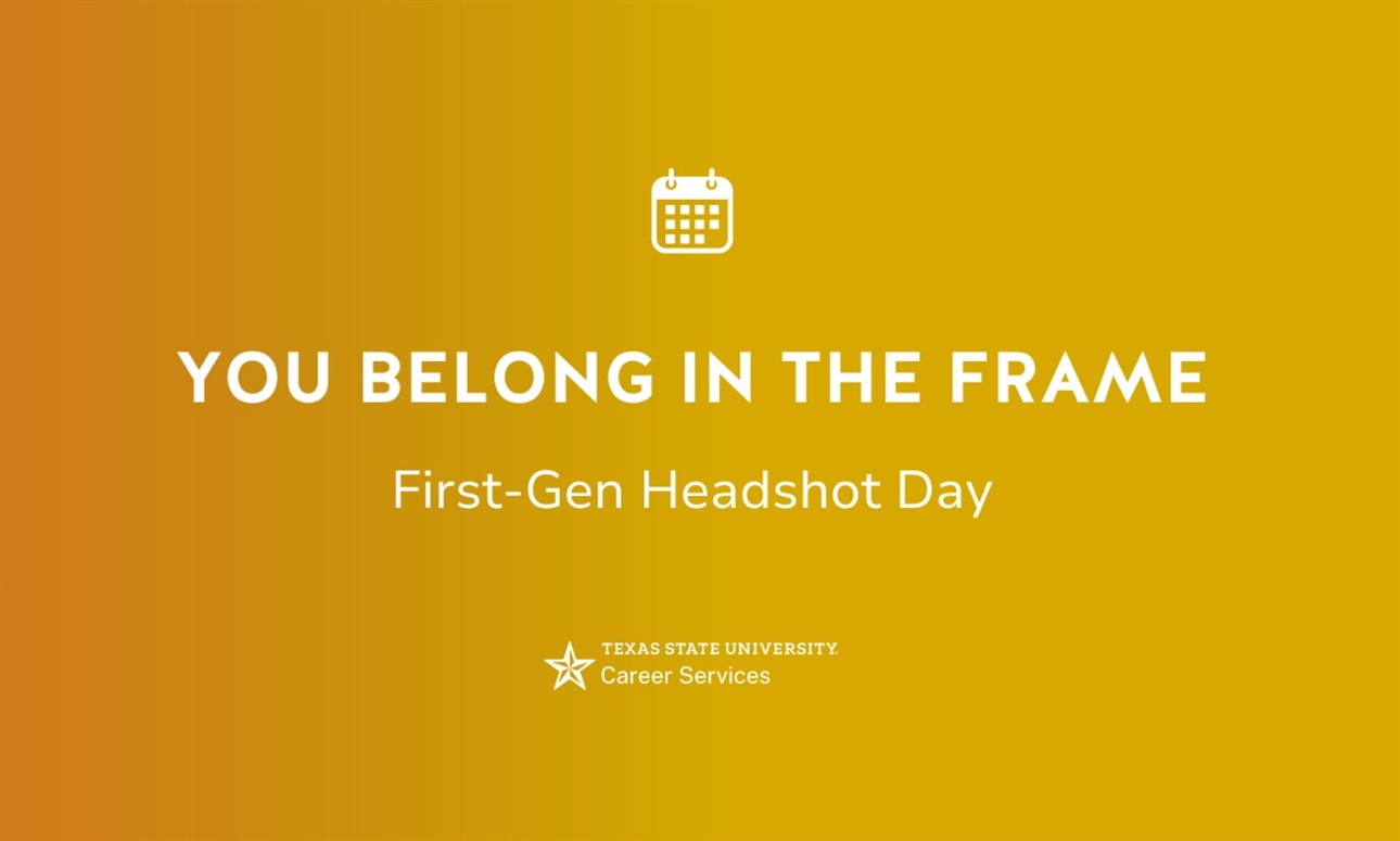 You Belong in the Frame: First-Gen Headshot Day