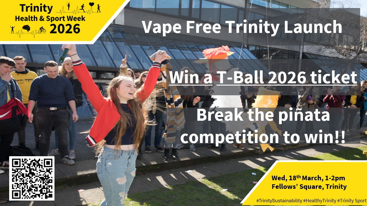 Vape Free Trinity Launch - Win a T-Ball 2026 Ticket!