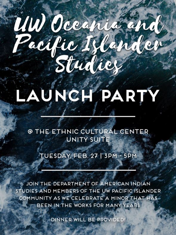 Oceania and Pacific Islander Studies Launch Party