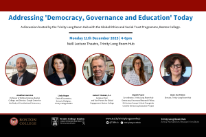 Addressing 'Democracy, Governance and Education' Today