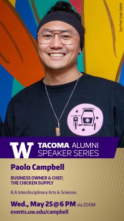 UW Tacoma Alumni Speaker Series featuring Paolo Campbell, '10