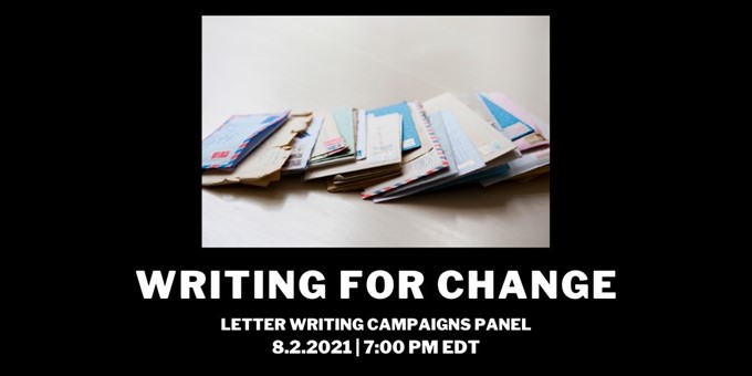 Writing for Change: Letter Writing Campaigns Panel